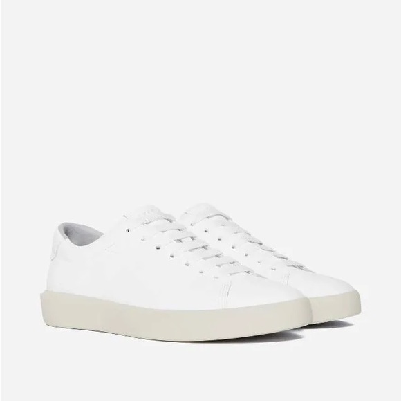 Everlane Women's White Leather Sneakers - Picture 1 of 8
